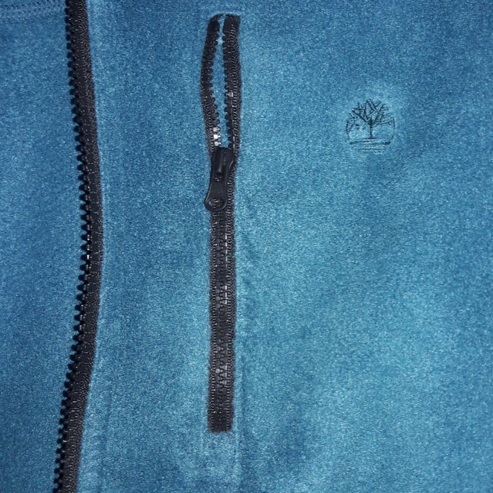 Timberland fleece zip down jacket - Picture 3 of 4